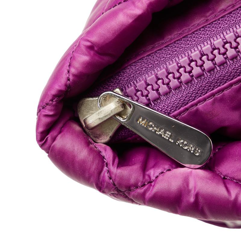 MICHAEL KORS（マイケルコース） キルティング ハンドバッグ パープル 