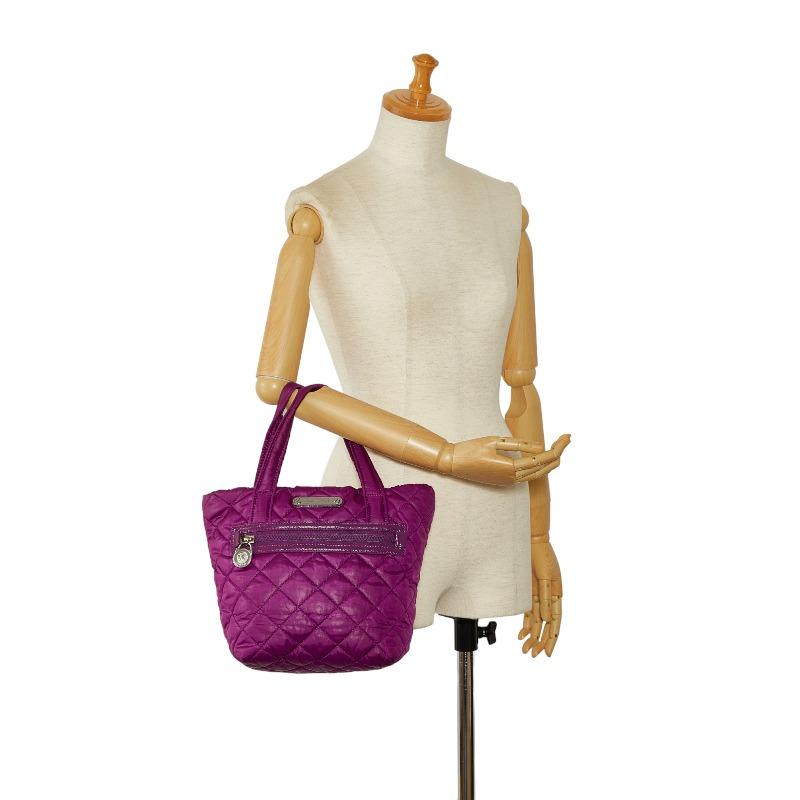 MICHAEL KORS（マイケルコース） キルティング ハンドバッグ パープル 