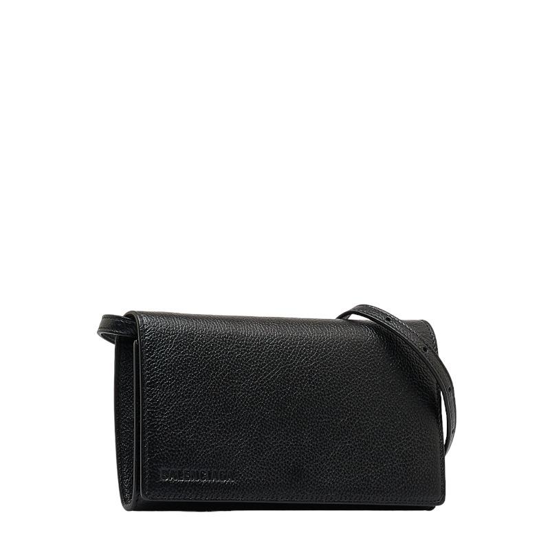 BALENCIAGA ブラック ミニショルダーバッグ BALENCIAGA（バレンシアガ） 斜め掛け ミニ ショルダーバッグ 616034