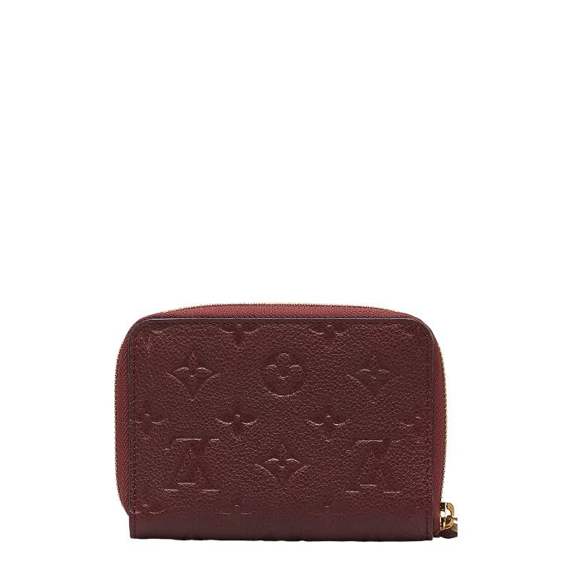 ルイヴィトン ポルトフォイユ　スクレット　コンパクト　アンプラント 折り財布 赤 ルイヴィトン ポルトフォイユ スクレット コンパクト アンプラント