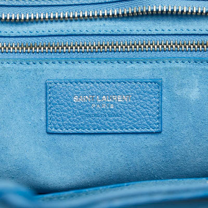 【SAINT LAURENT】サンローラン カバ リヴゴーシュ ライトブルー ASUS（エイスース） サンローラン カバ リヴゴーシュ ハンドバッグ