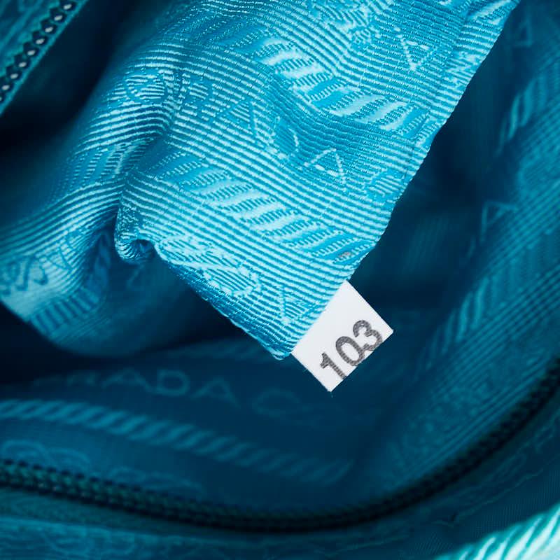 PRADA プラダ ロゴジャガード リボン ハンドバッグ ショルダーバッグ