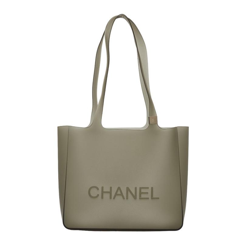 CHANEL シャネル ハンドバッグ トートバッグ クリア ラバー レディース 