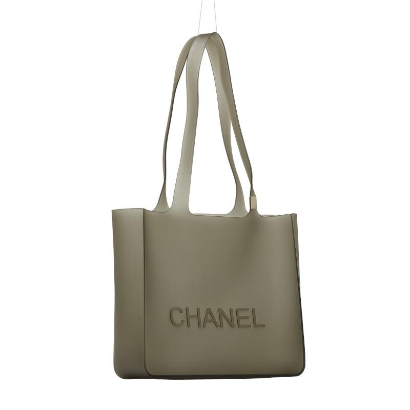 シャネル ハンドバッグ トートバッグ クリア ラバー レディース CHANEL 