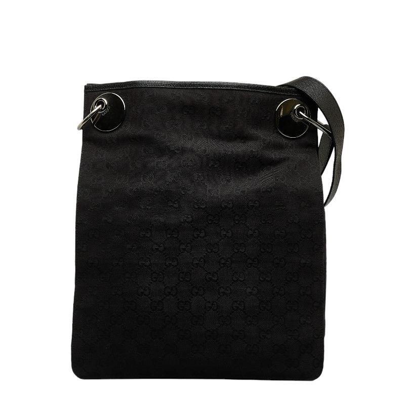 グッチキャンパス/GG柄/黒/大きめショルダーバッグ/未使用品GUCCI GUCCI（グッチ） GGキャンバス 斜め掛け ショルダーバッグ 120842