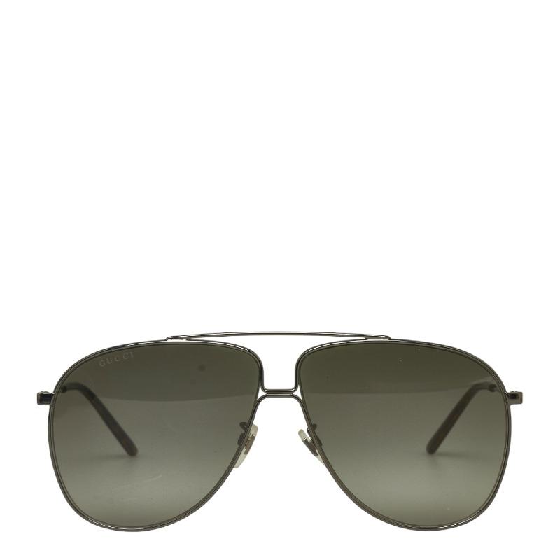 GUCCI サングラス ディアドロップ ダブルブリッジ GG0440S 入手困難 GUCCI（グッチ） ティアドロップ メタルフレーム サングラス GG0440S