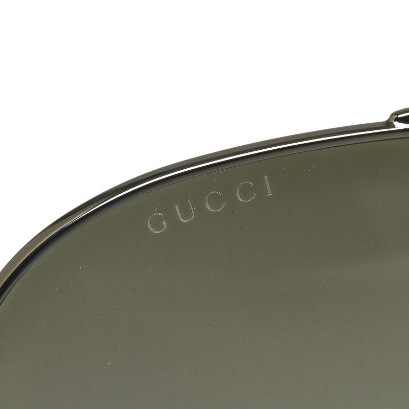 GUCCI（グッチ） ティアドロップ メタルフレーム サングラス GG0440S