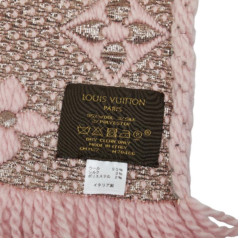 ルイヴィトン ロゴマフラー ローズ・バレリーヌ ピンク 【公式通販】