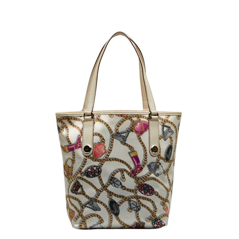 GUCCI グッチ チェーン柄 総柄 ショルダーバッグ トートバッグ 153009 