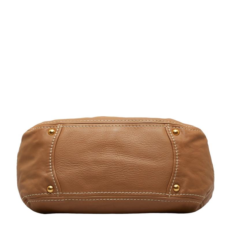 PRADA（プラダ） ステッチ ゴールド金具 ショルダーバッグ トート