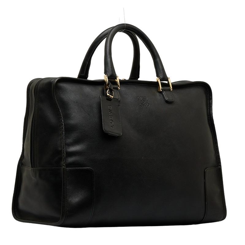 LOEWE（ロエベ） アナグラム アマソナ40 ゴールド金具 ハンドバッグ 