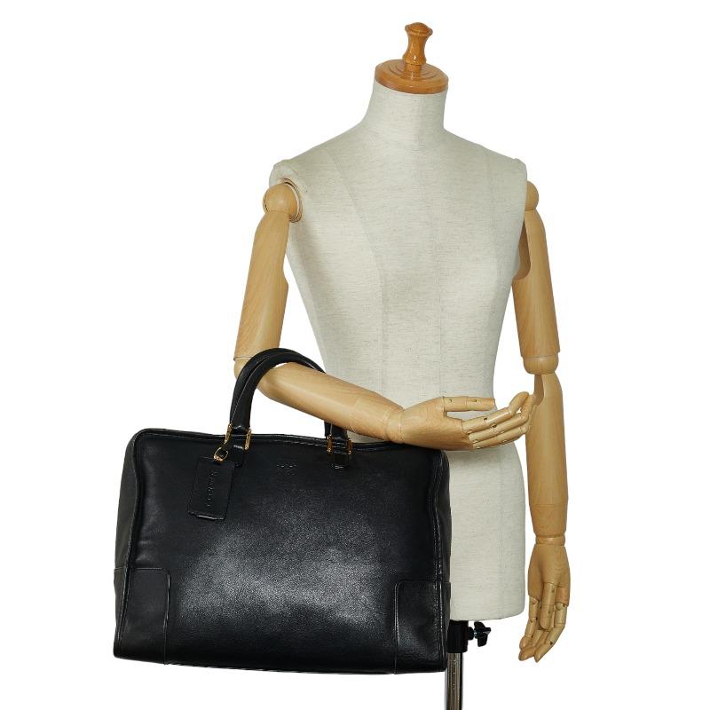 LOEWE（ロエベ） アナグラム アマソナ40 ゴールド金具 ハンドバッグ