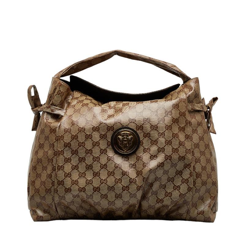 GUCCI グッチ ヒステリア クレスト ハンドバッグ 286307 ベージュ 