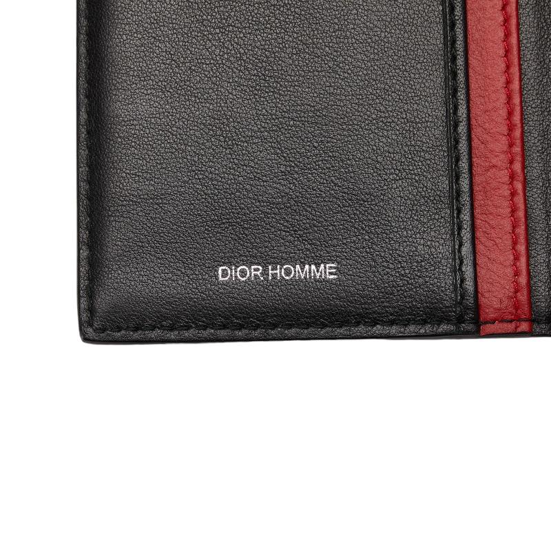 ディオール HOMME オブリーク 長財布 ブラック ホワイト PVC レザー メンズ Dior 【中古】｜ginzaparis2｜08