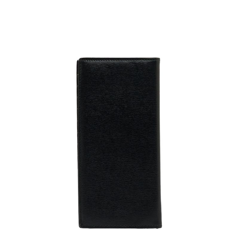 ディオール ビー 蜂 長財布 ブラック レザー メンズ Dior 【中古