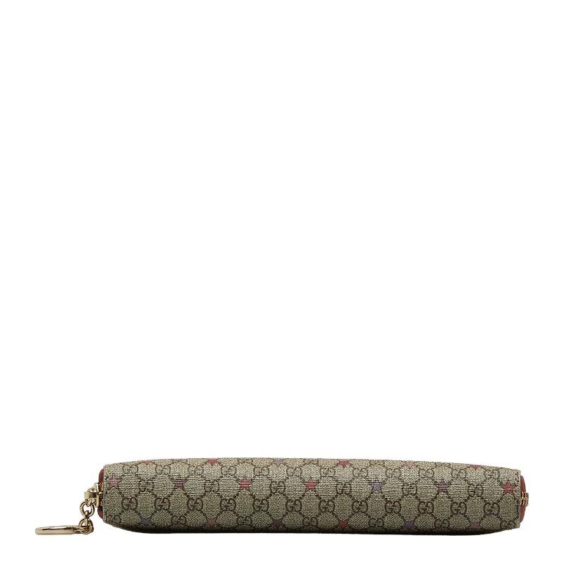 GUCCI（グッチ） GGスプリーム スター 星柄 ラウンドファスナー 長財布