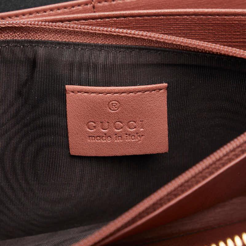 GUCCI（グッチ） GGスプリーム スター 星柄 ラウンドファスナー 長財布