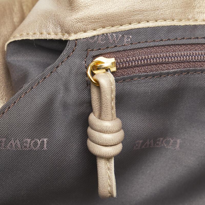 LOEWE（ロエベ） アナグラム ナッパ アイレ ハンドバッグ シャンパン