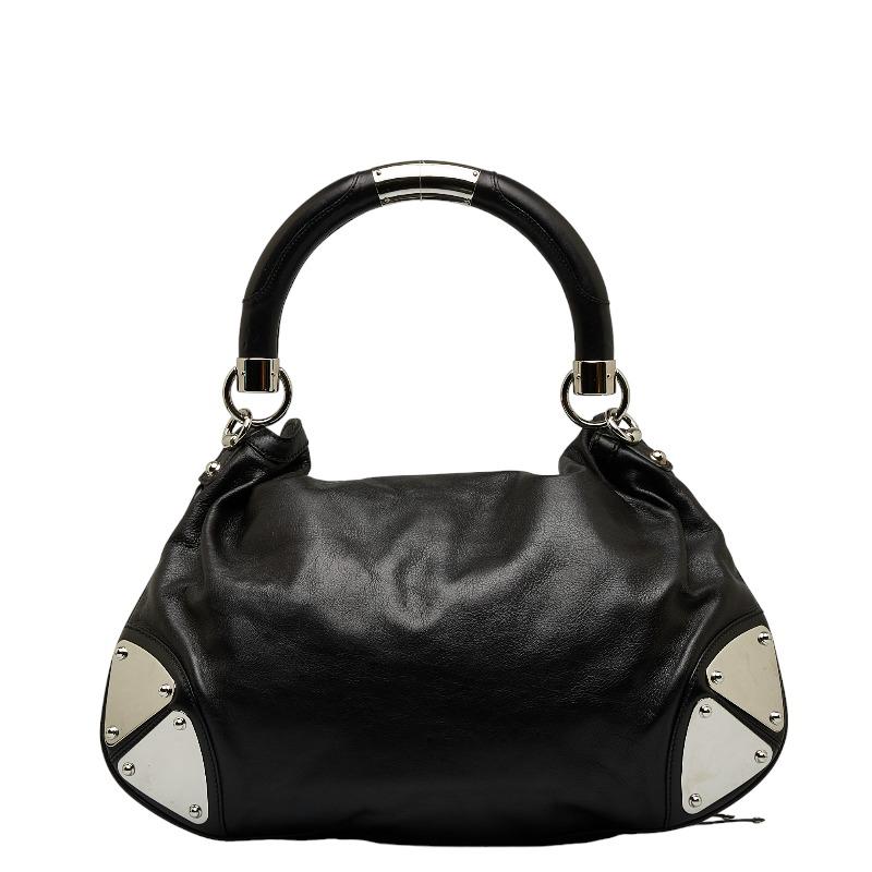 GUCCI グッチ インディ バンブー タッセル ハンドバッグ
