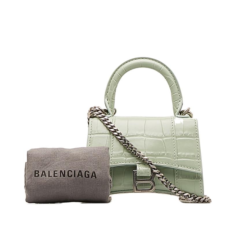 BALENCIAGA バレンシアガ アワーグラス ミニ ハンドバッグ BALENCIAGA バレンシアガ アワーグラス ミニ ハンドバッグ