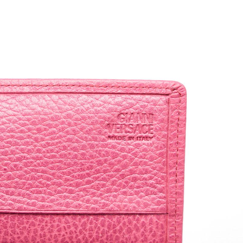 ヴェルサーチェ メデューサ 長財布 ピンク レザー レディース VERSACE 