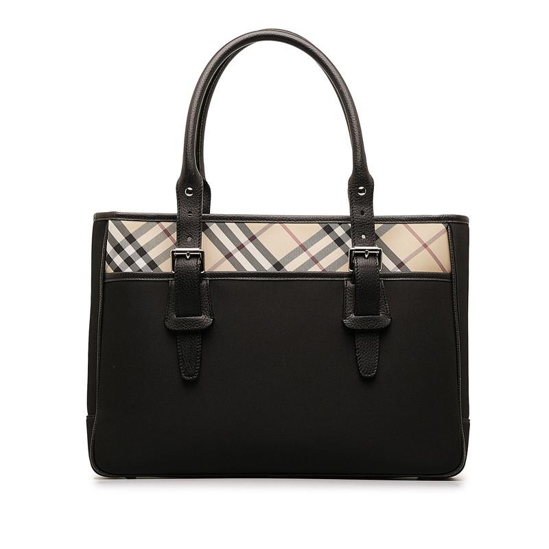 BURBERRY バーバリー ノバチェック トートバッグ ベージュ