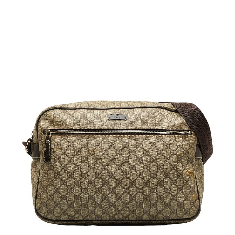 GUCCI グッチ ショルダーバッグ GGスプリーム PVC レザー 保存袋 茶 楽天市場】【バッグ】GUCCI グッチ GGスプリーム GGプラス ショルダー