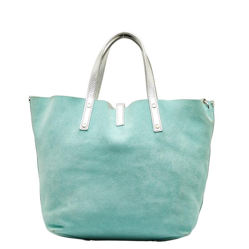 TIFFANY&Co.（ティファニー） リバーシブル ハンドバッグ シルバー