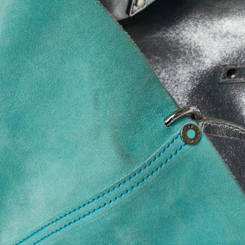 TIFFANY&Co. ティファニー リバーシブル ハンドバッグ シルバー TIFFANY&Co. ティファニー リバーシブル ハンドバッグ シルバー