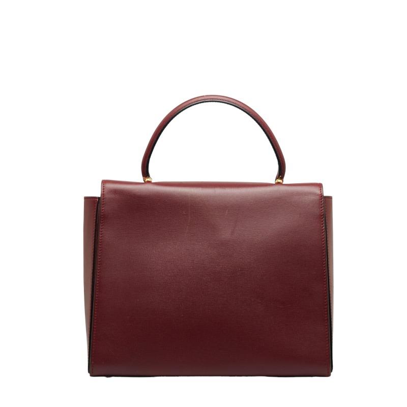 【Cartier】ハンドバッグ　マストライン　レザー　ボルドー. 楽天市場】カルティエ バッグ マストライン 新型 ボルドー