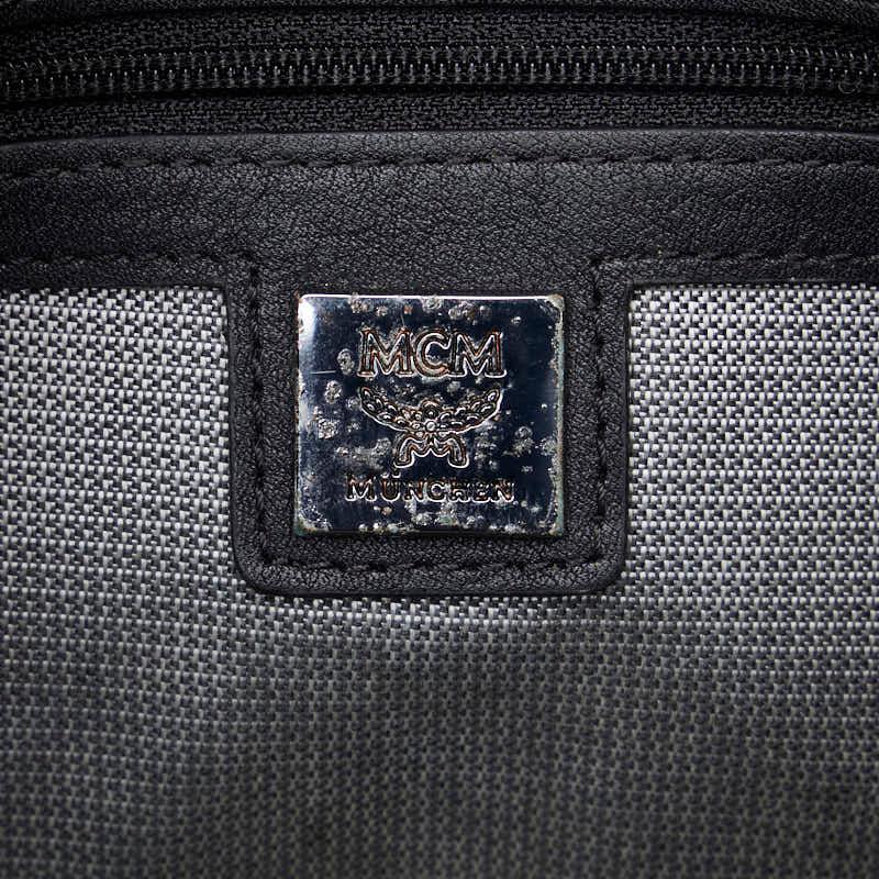 MCM クラッチバッグ　セカンドバッグ　ヴィセトス柄　黒 MCM エム シー ヴィセトス ロゴグラム クラッチバッグ セカンド