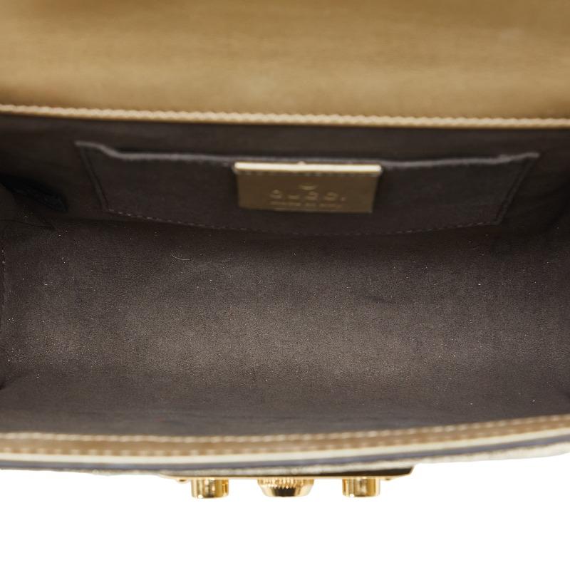 GUCCI（グッチ） チェーン ショルダーバッグ 409487 ゴールド レザー