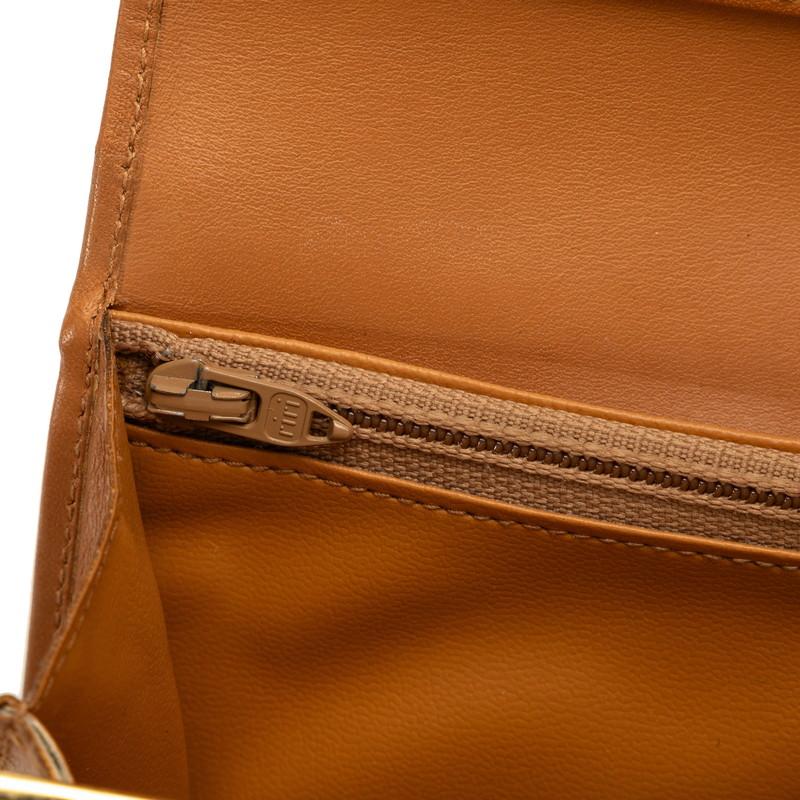 CELINE（セリーヌ） マカダム がま口 長財布 ベージュ ブラウン PVC
