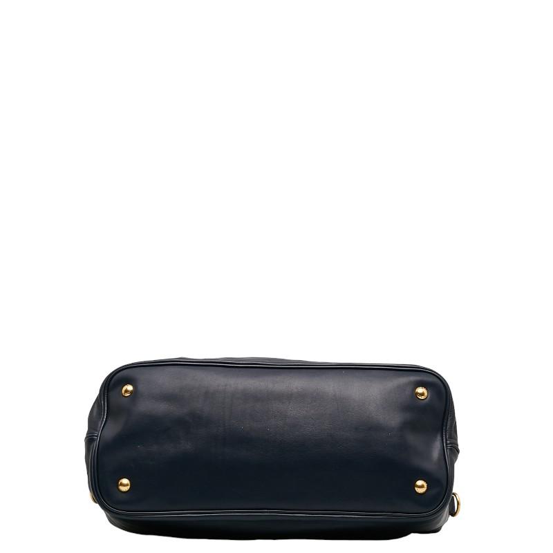 PRADA（プラダ） ハンドバッグ BN1902 ネイビー レザー レディース
