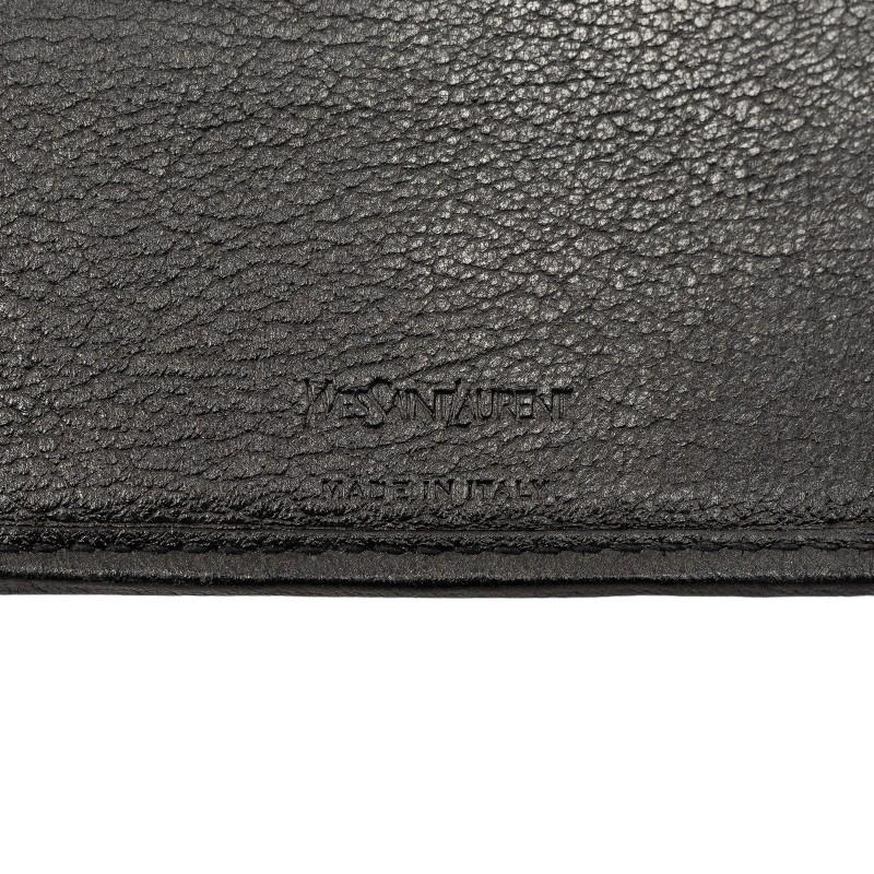 【極美品】サンローラン ファスナー付きコインパース(ミニウォレット) SAINT LAURENT サンローラン 財布 二つ折り モノグラム