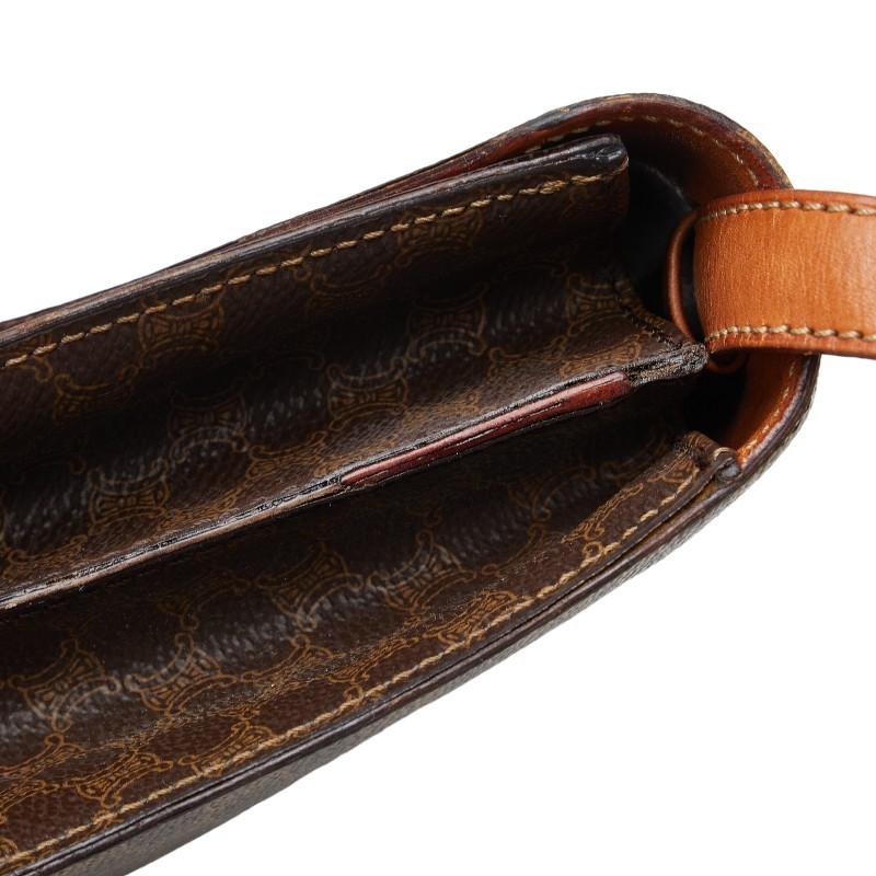 CELINE（セリーヌ） マカダム 斜め掛け ショルダーバッグ F09