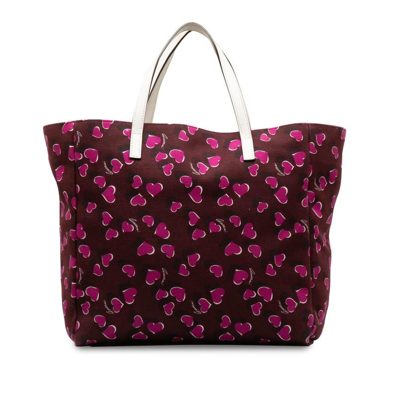 GUCCI（グッチ） ハート柄 トートバッグ ハンドバッグ 282439 マルチ