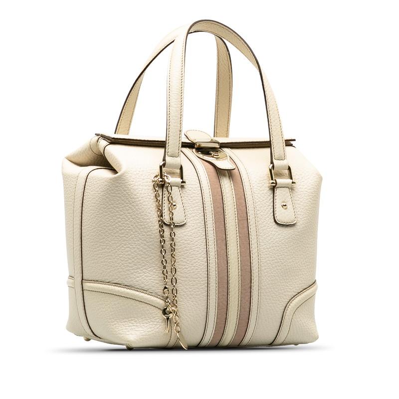GUCCI グッチ ハンドバッグ ドクターズバッグ 146002 ホワイト ピンク 