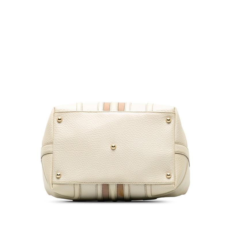 GUCCI グッチ ハンドバッグ ドクターズバッグ 146002 ホワイト ピンク 