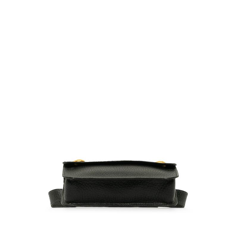 HERMES（エルメス） ポシェット・グリーン ウエストバッグ ブラック