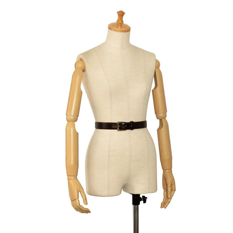 ディオール MONSIEUR ベルト ブラウン レザー メンズ Dior 【中古