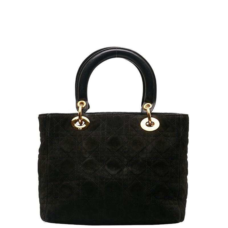 ディオール レディディオール カナージュ ハンドバッグ ブラック