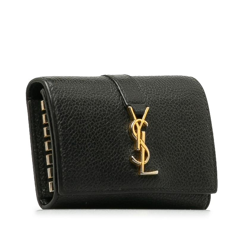 【極美品】サンローラン キーケース 6連 カサンドラ YSL ブラック 黒色 極美品】サンローラン キーケース 6連 カサンドラ YSL ブラック