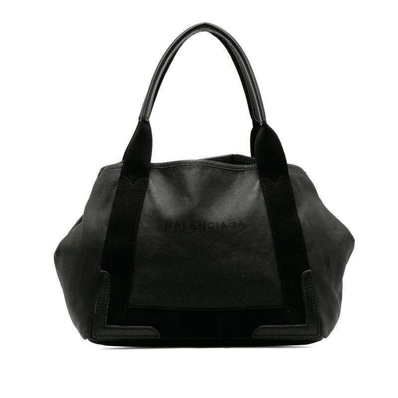 BALENCIAGA ブラック ネイビーカバスS BALENCIAGA バレンシアガ バッグ トートバッグ BLANCIAGA