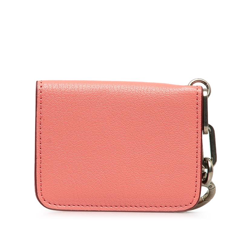 BURBERRY ピンク レザー 名刺入れ BURBERRY（バーバリー） ロゴ カードケース パスケース 名刺入れ