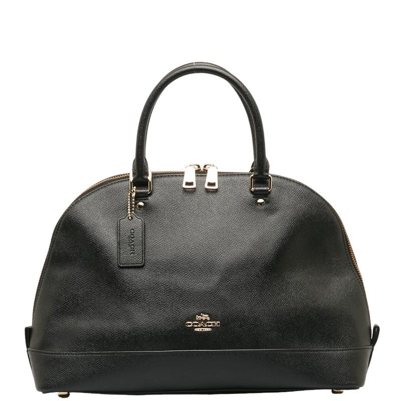 COACH 黒 レザー ハンドバッグ COACH（コーチ） ハンドバッグ ショルダー 2WAY レザー ロゴ 黒