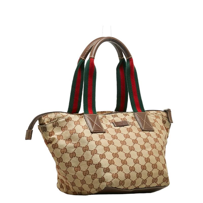GUCCI GGキャンバス トートバッグ ブラウン GUCCI（グッチ） GGキャンバス トートバッグ 131228 ブラウン