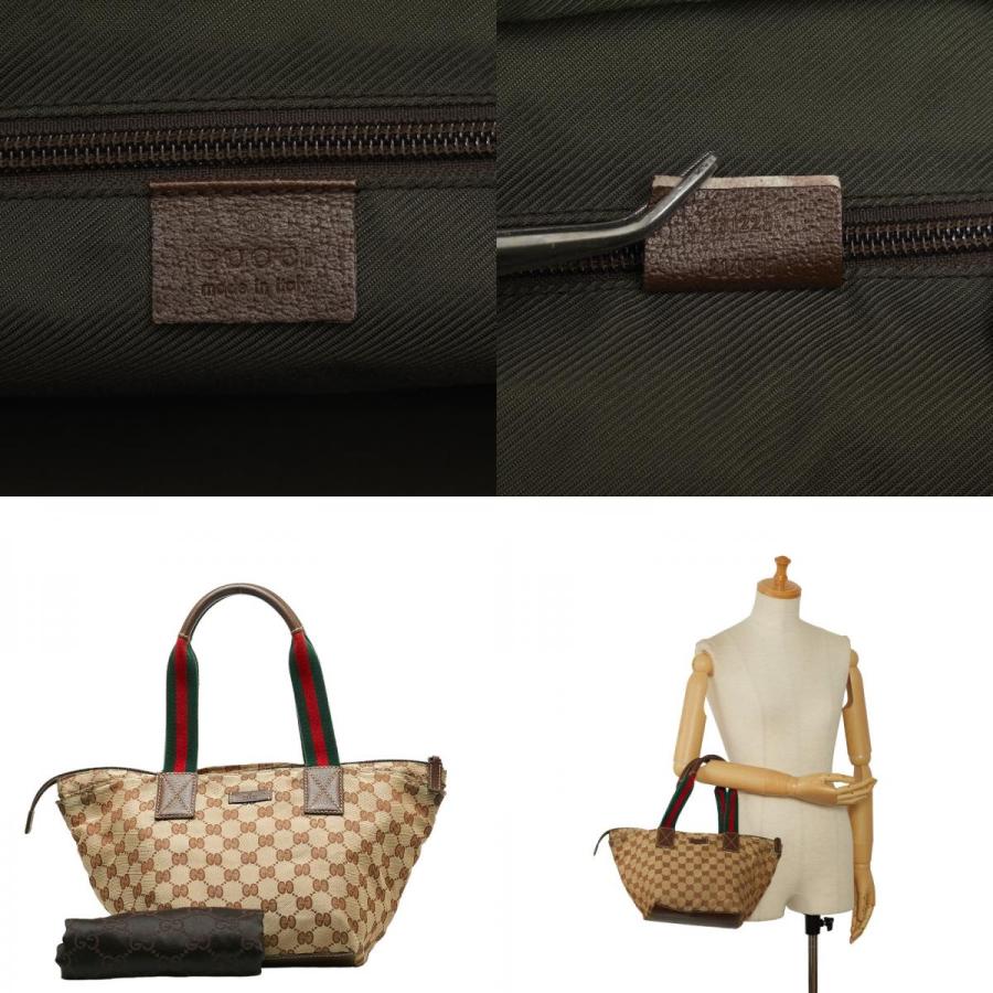 GUCCI（グッチ） GGキャンバス トートバッグ 131228 ブラウン