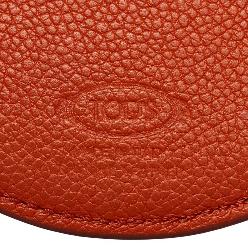 トッズ タツノオトシゴ コインケース オレンジ マルチカラー レザー  