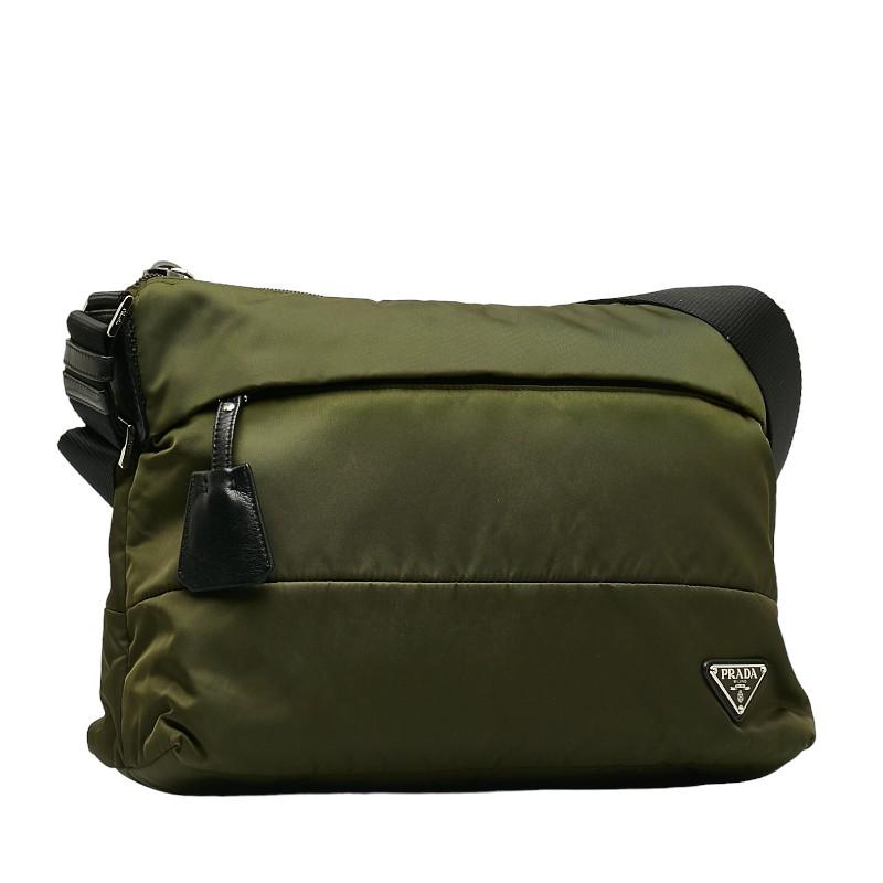 PRADA プラダ 斜め掛け ショルダーバッグ BT0740 カーキ